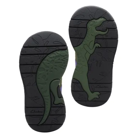 UK 5.5 Green Stegosaurus Stride Trainer