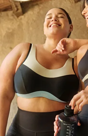 Upbeat Non Padded Sports Bra - Black