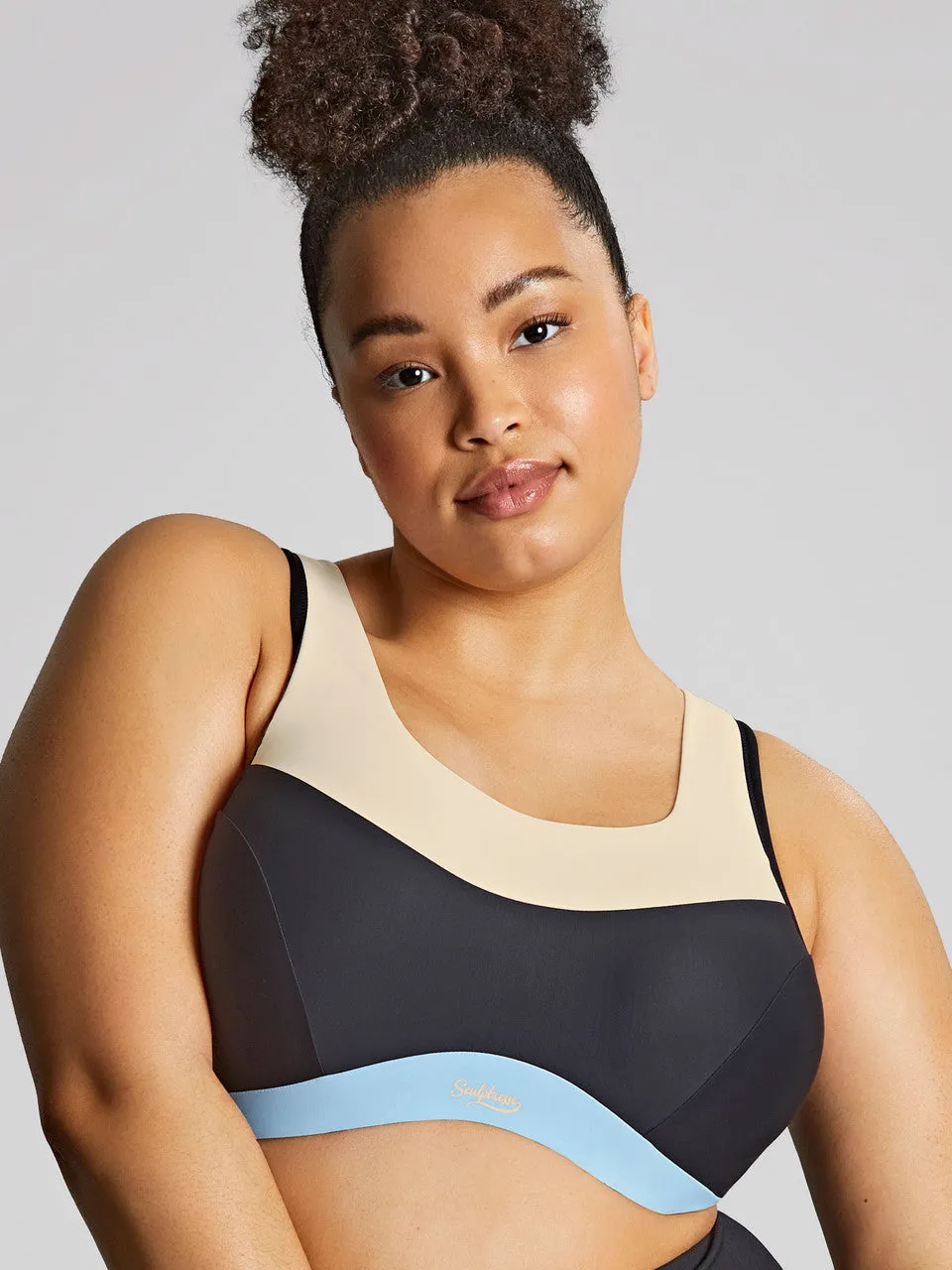 Upbeat Non Padded Sports Bra - Black