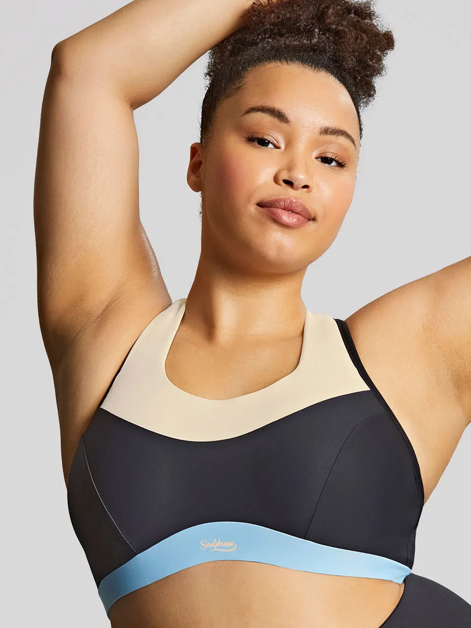 Upbeat Non Padded Sports Bra - Black