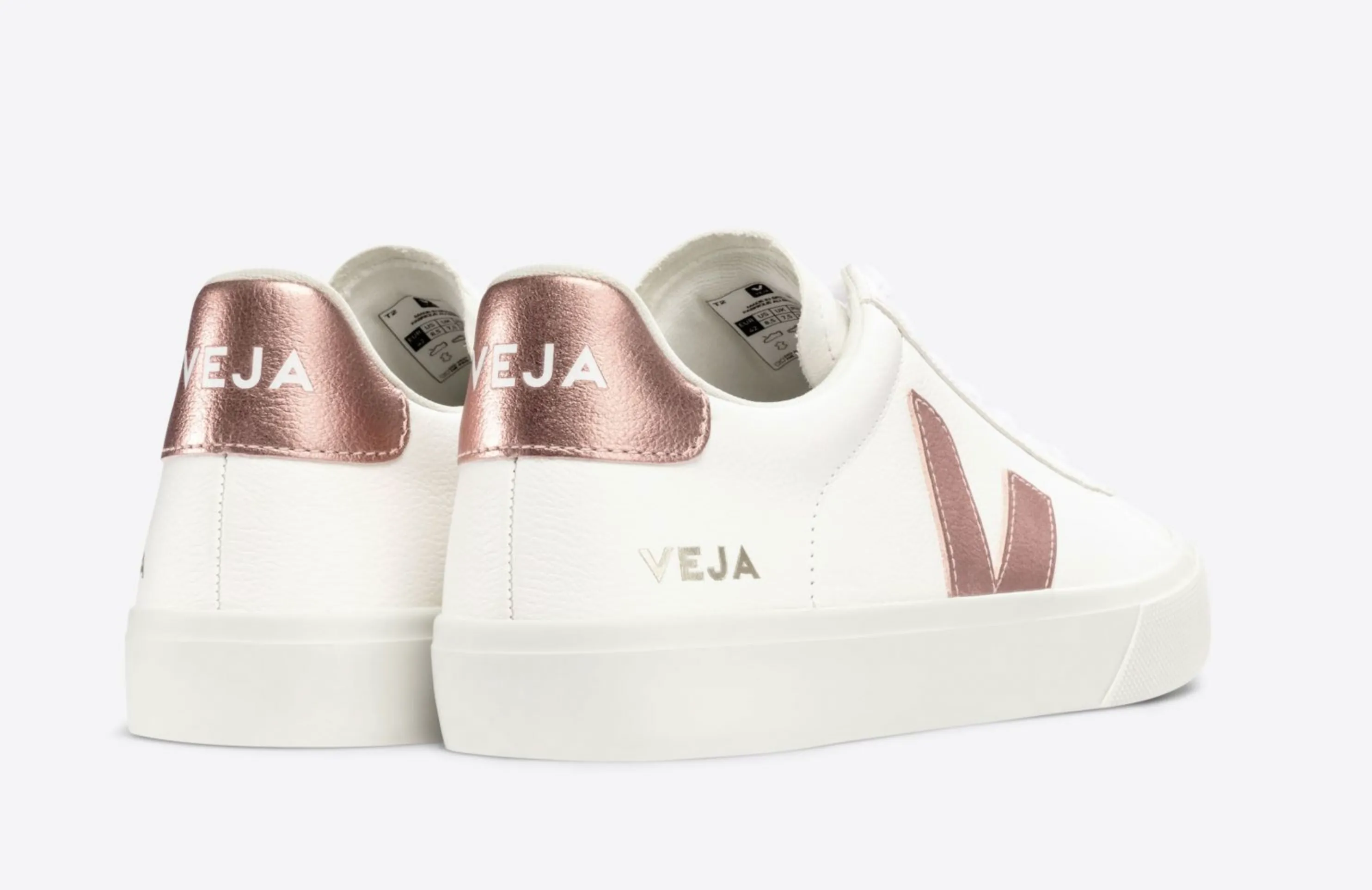 Veja Women's Campo ChromeFree Leather White Nacre
