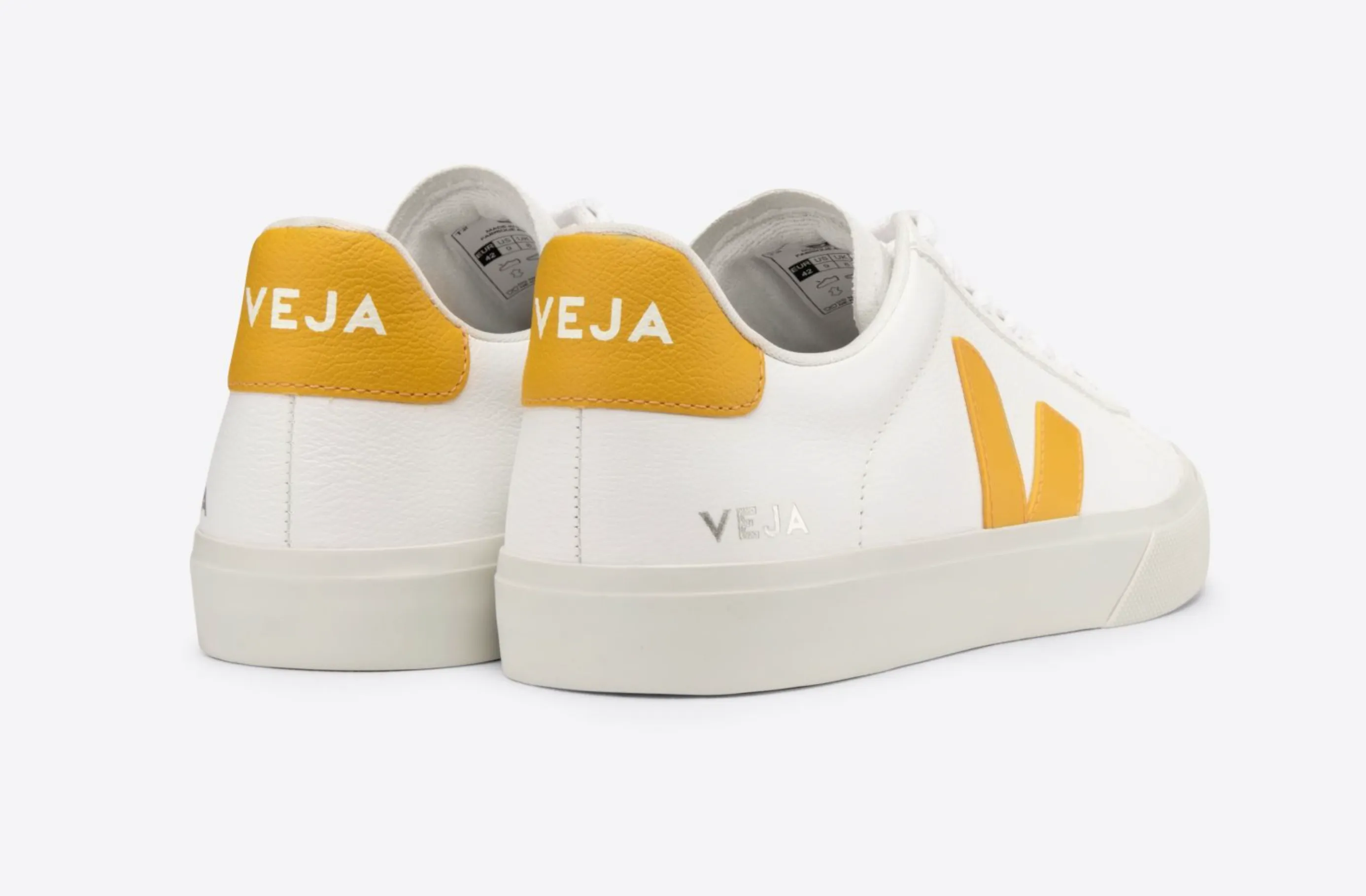 Veja Women's Campo ChromeFree Leather White Ouro