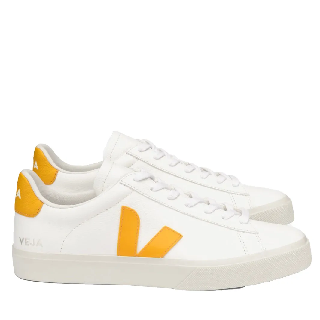 Veja Women's Campo ChromeFree Leather White Ouro