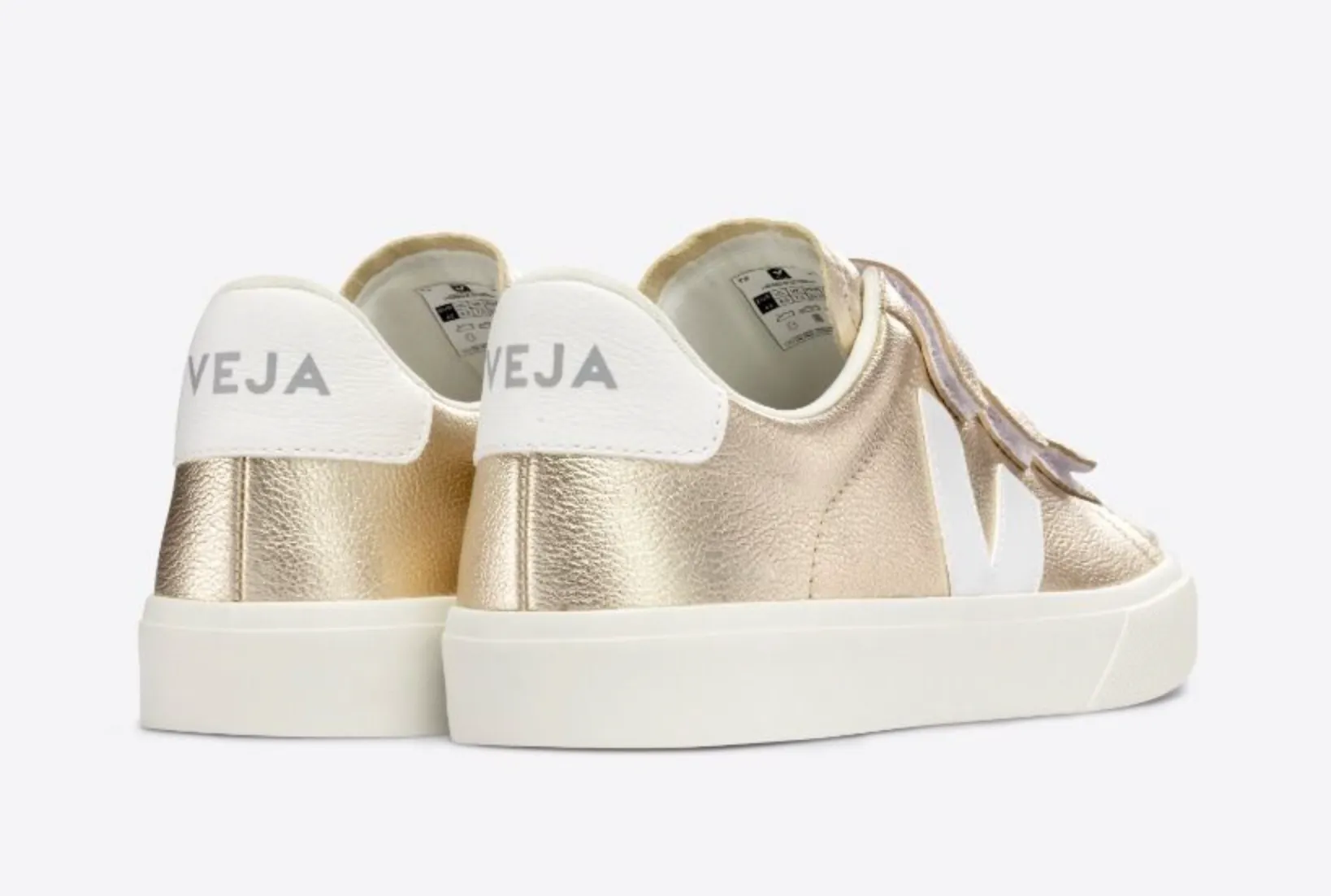 Veja Women's Recife Chromefree Leather Platine White