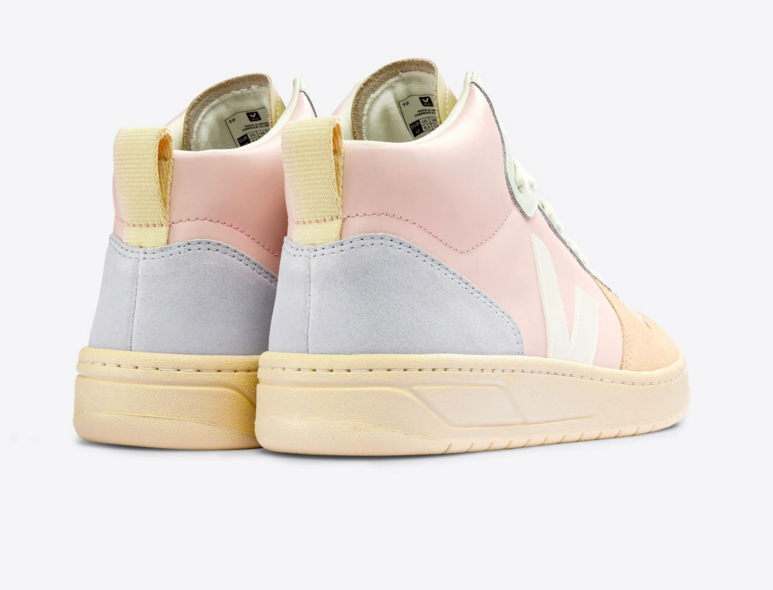 Veja Women's V-15 leather Petale White Multico