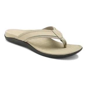 Vionic Men's Tide Toe Post Taupe Sandal