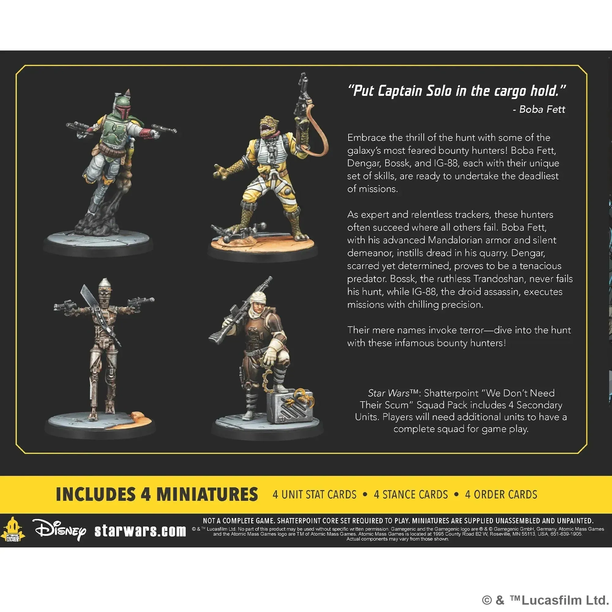 We Don’t Need Their Scum Unit Pack