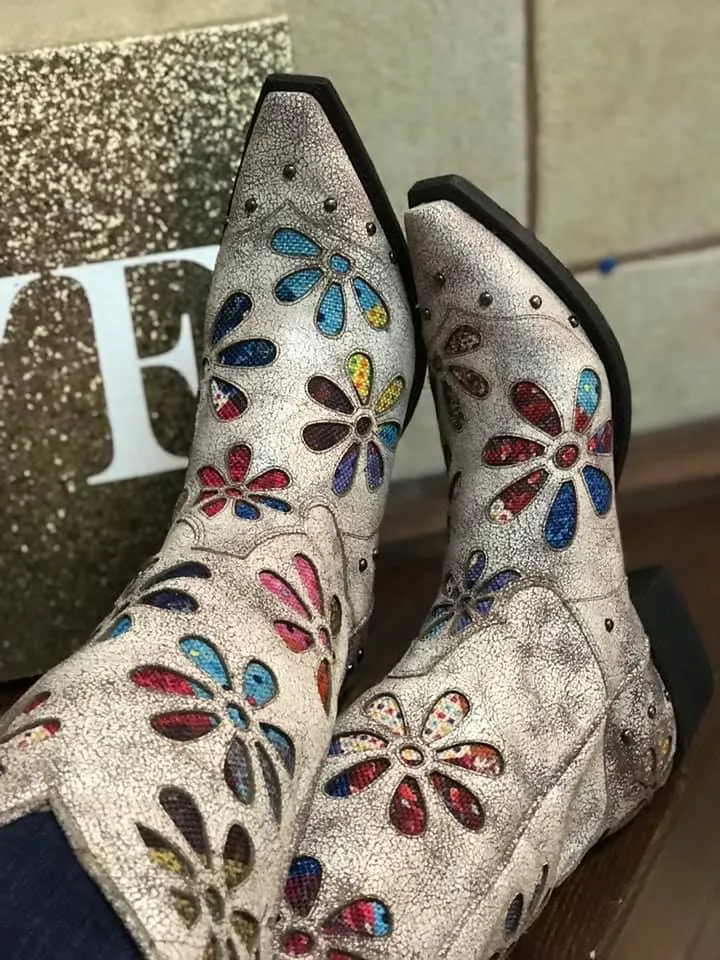 Whoop Si Daisy Cowgirl Boot