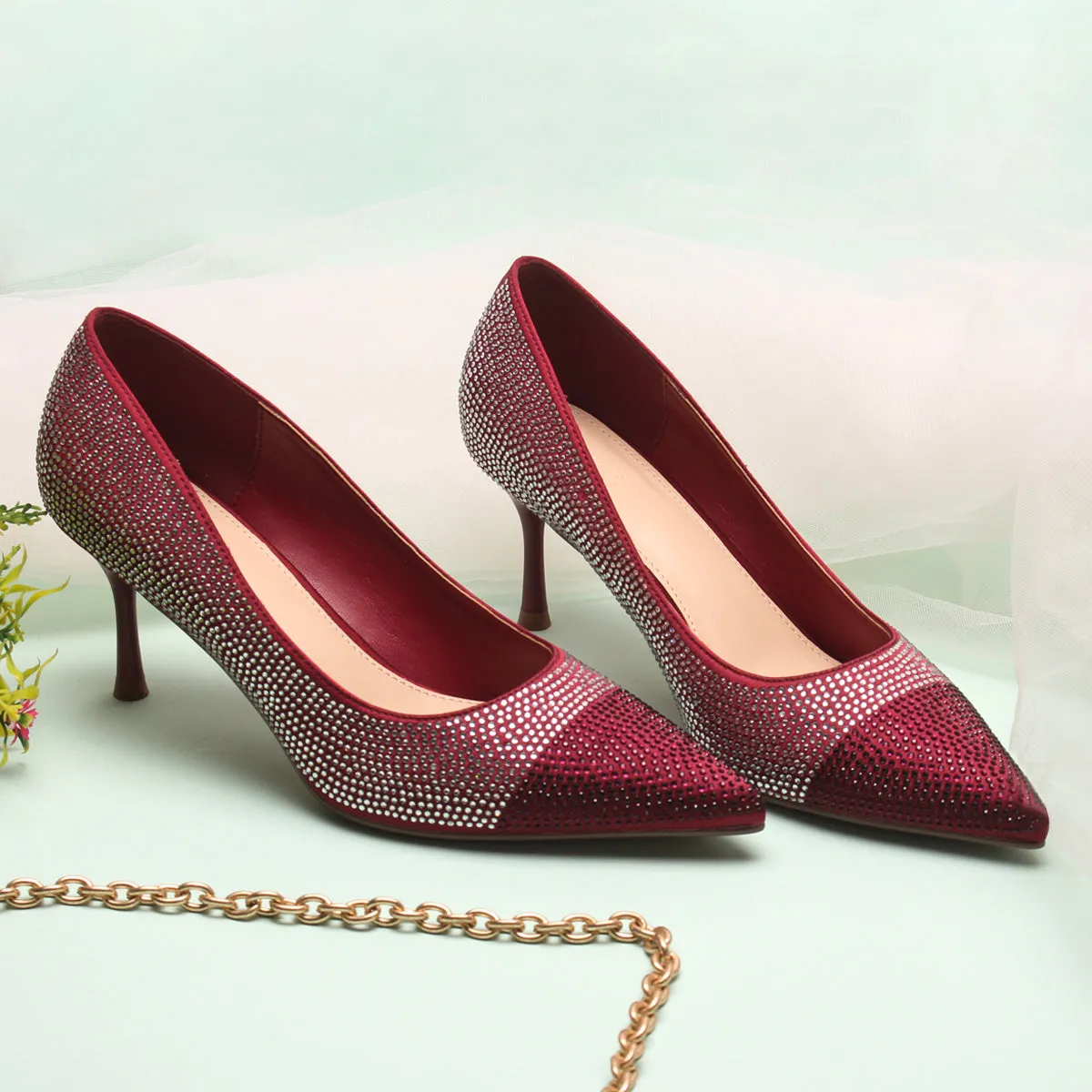 Women's "RIDA" Embellished Wedding Court Shoes