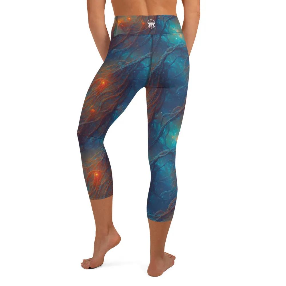 Yoga Capri Leggings Nebular Nexus