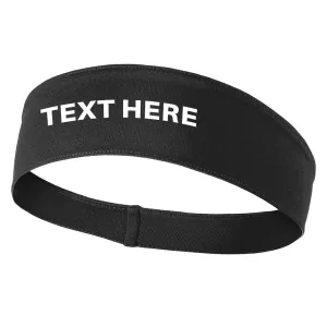 Your Own Text Moisture Wicking Headbands for Men and Women - Personalization