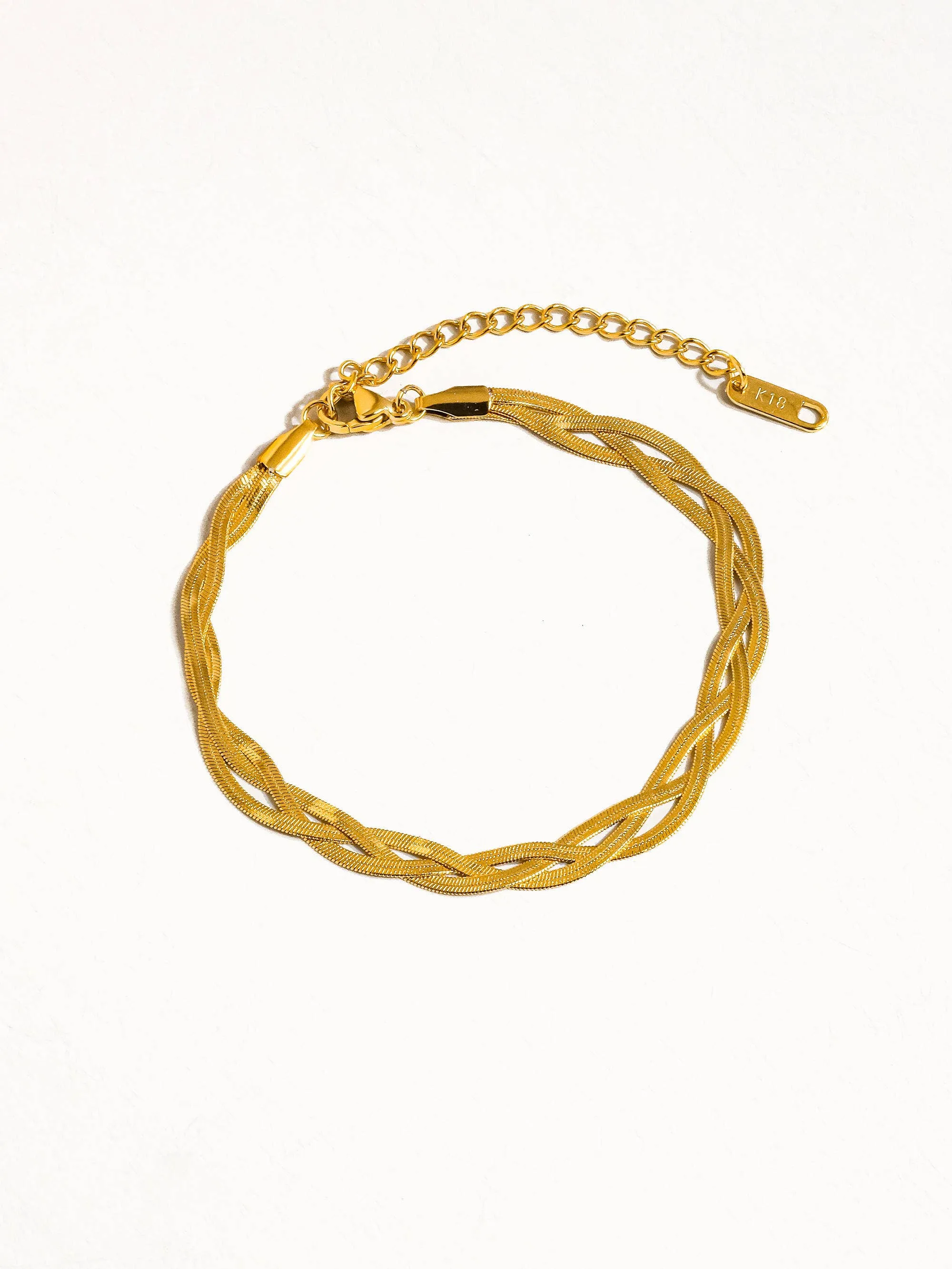 Yvet Braided Snake Chain Bracelet  | Waterproof Jewelry